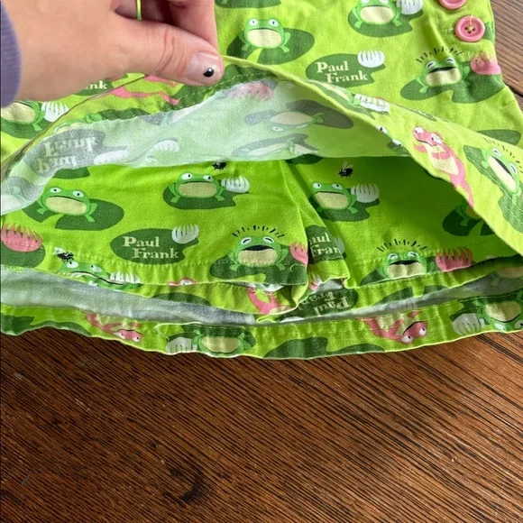 Paul Frank Small Paul Skort Frogs Size 6 - Picture 3 of 6